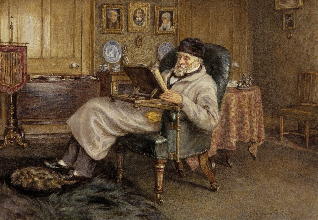 Thomas Carlyle, 1795 - 1881. Historiker und Essayist von Helen Allingham