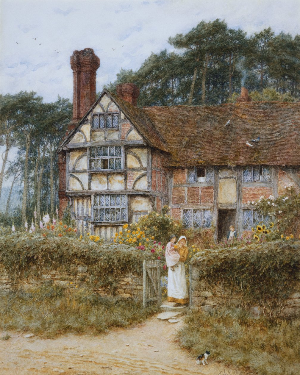 Unstead Farm, Godalming von Helen Allingham