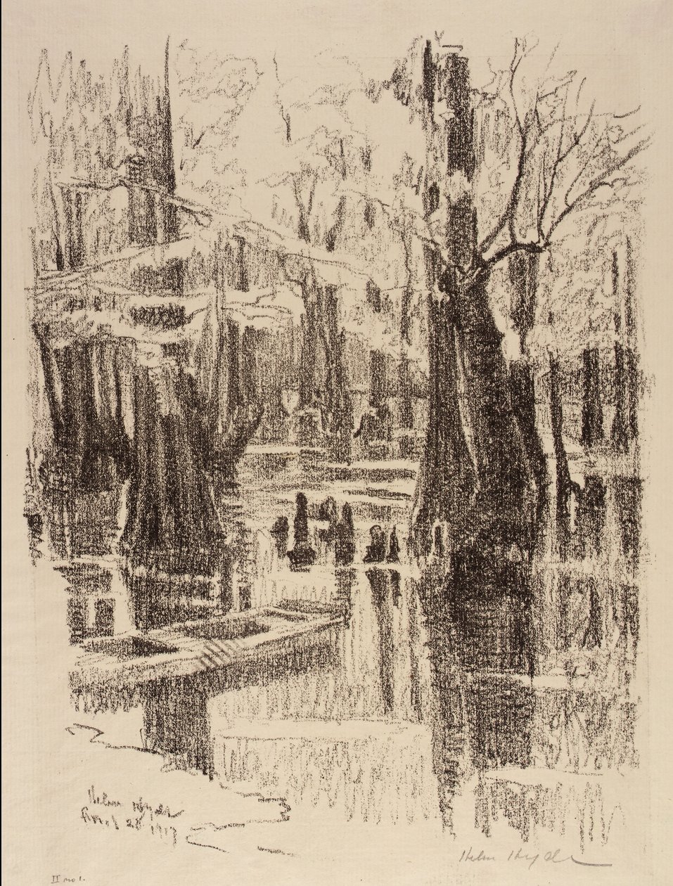 Zypressensumpf von Helen Hyde