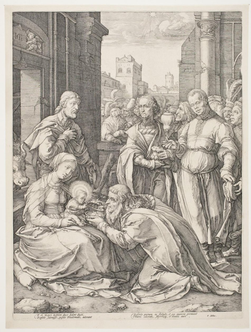 Anbetung der Heiligen Drei Könige von Hendrick Goltzius