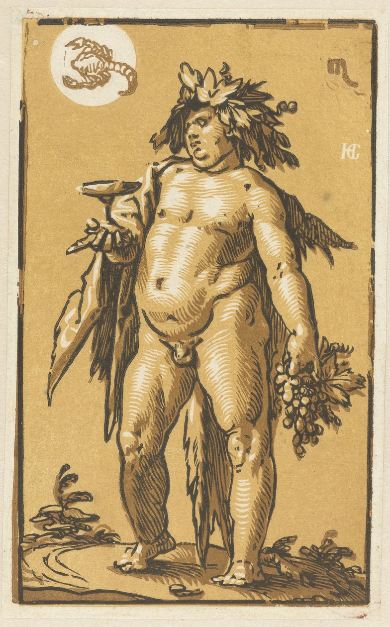 Bacchus von Hendrick Goltzius
