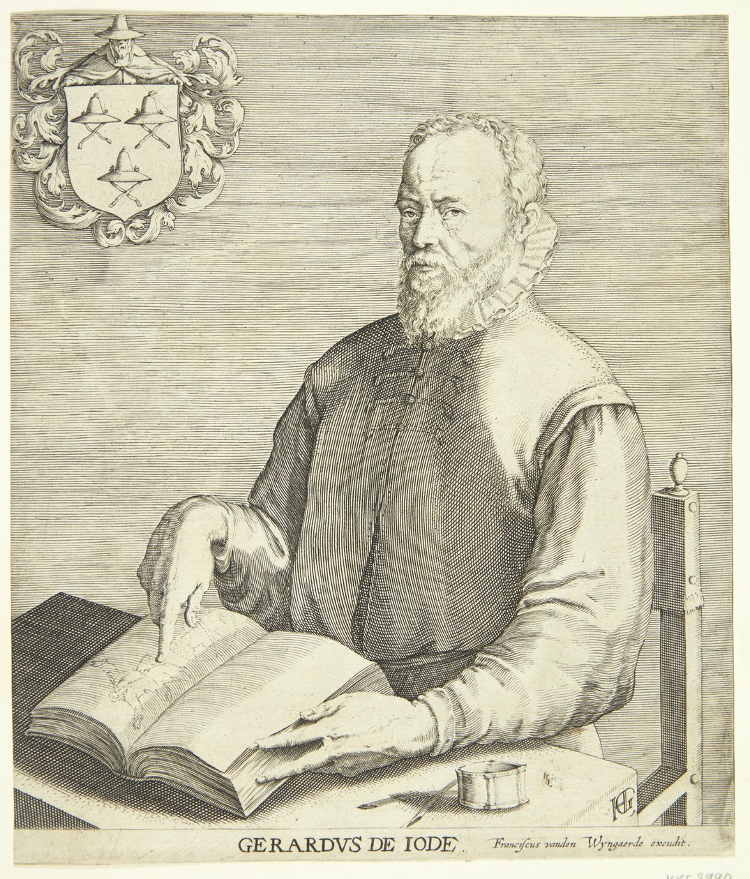 Porträt von Gerard de Jode von Hendrick Goltzius