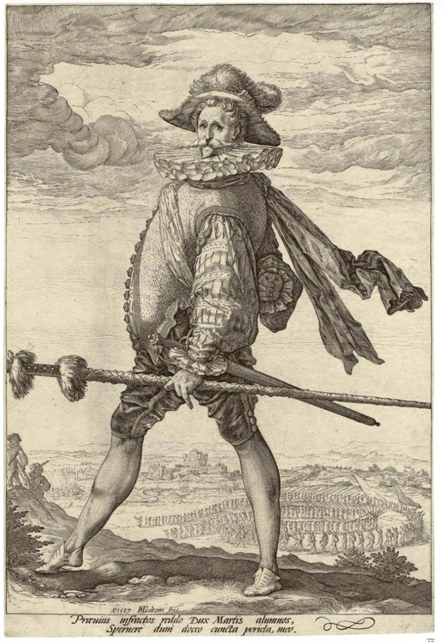 Der Hauptmann der Infanterie von Hendrick Goltzius