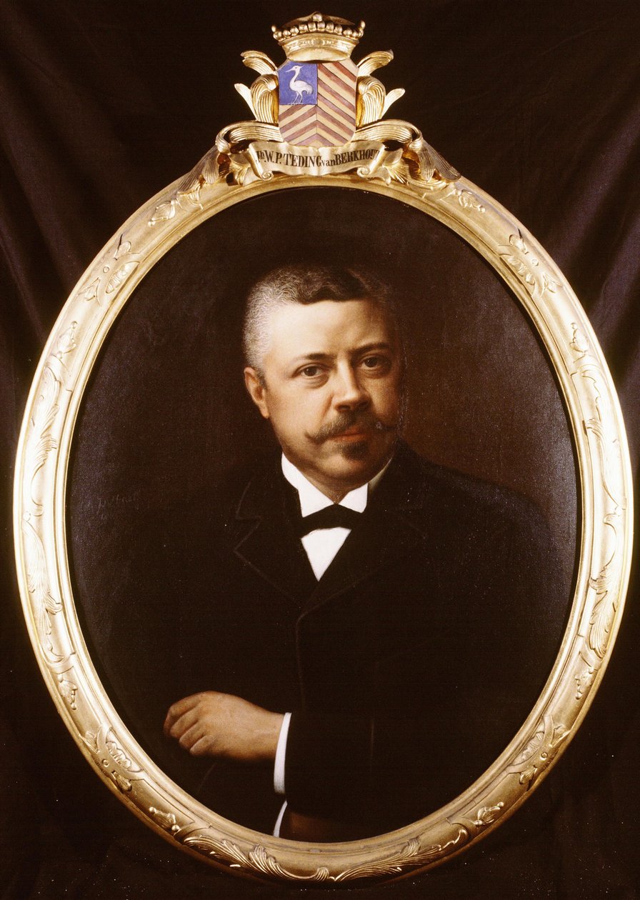 Porträt von Junker Willem Philip Teding van Berkhout (1851-1905), Bürgermeister von Haarlemmerliede und Spaarnwoude von Hendrik Antoon Pothast