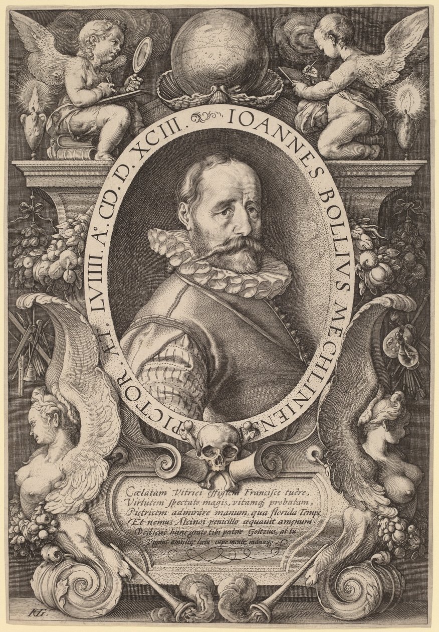 Hans Bol von Hendrik Goltzius