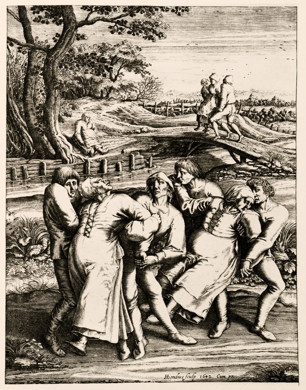 Tanzplage, Straßburg, Elsass, 1518 von Hendrik I Hondius