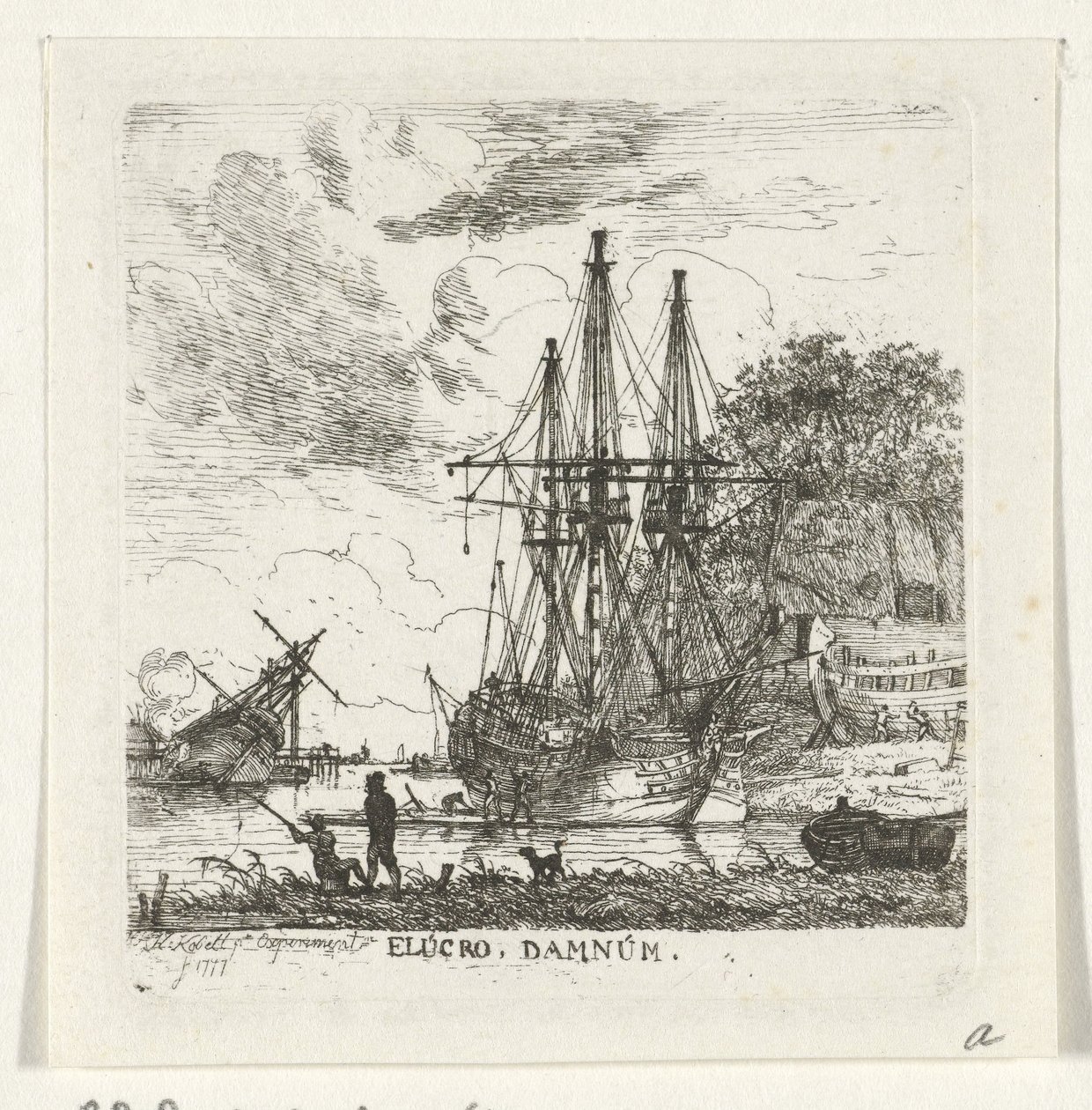 Schiffswerft von Hendrik Kobell