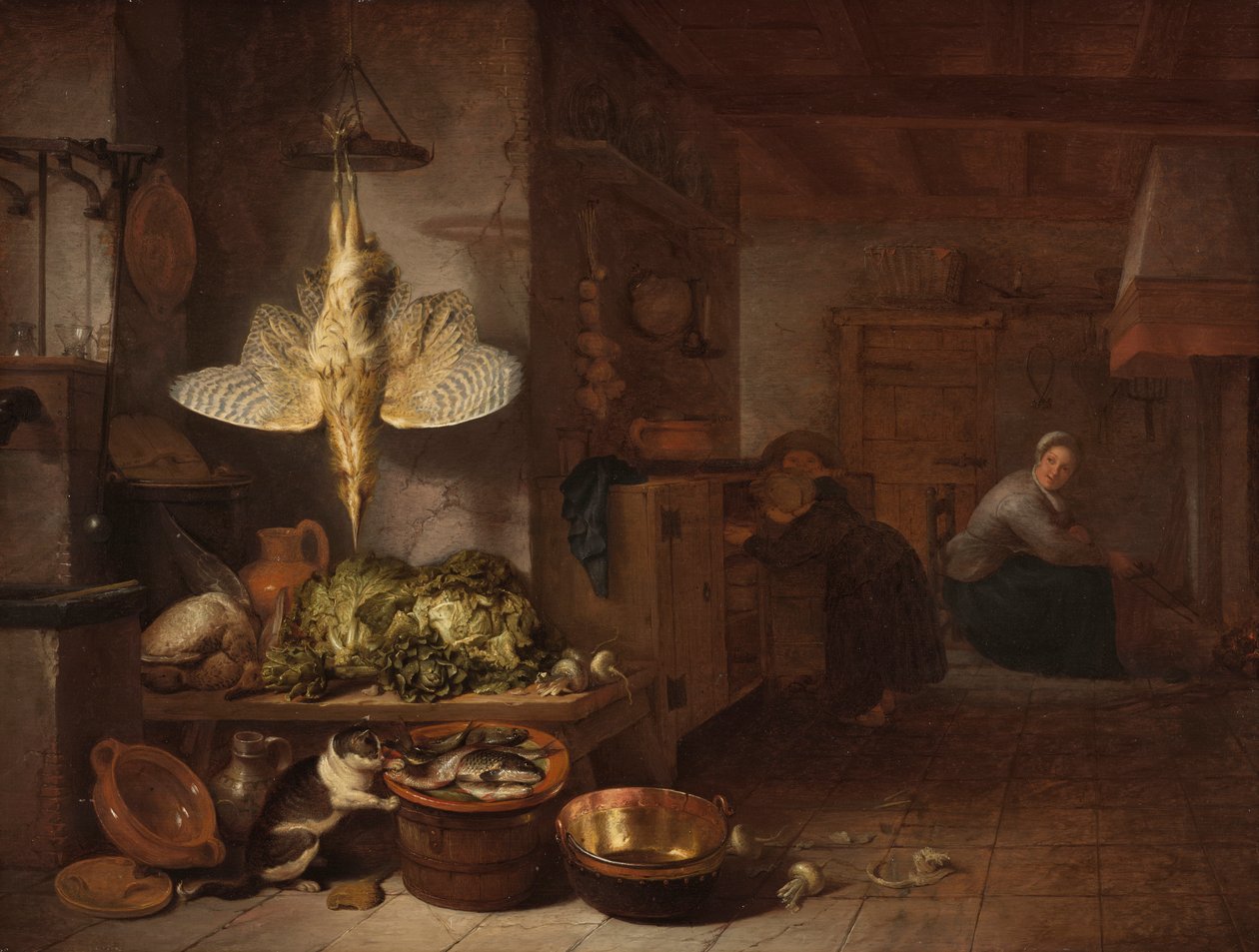 Eine Küche von Hendrik Martensz. Sorgh