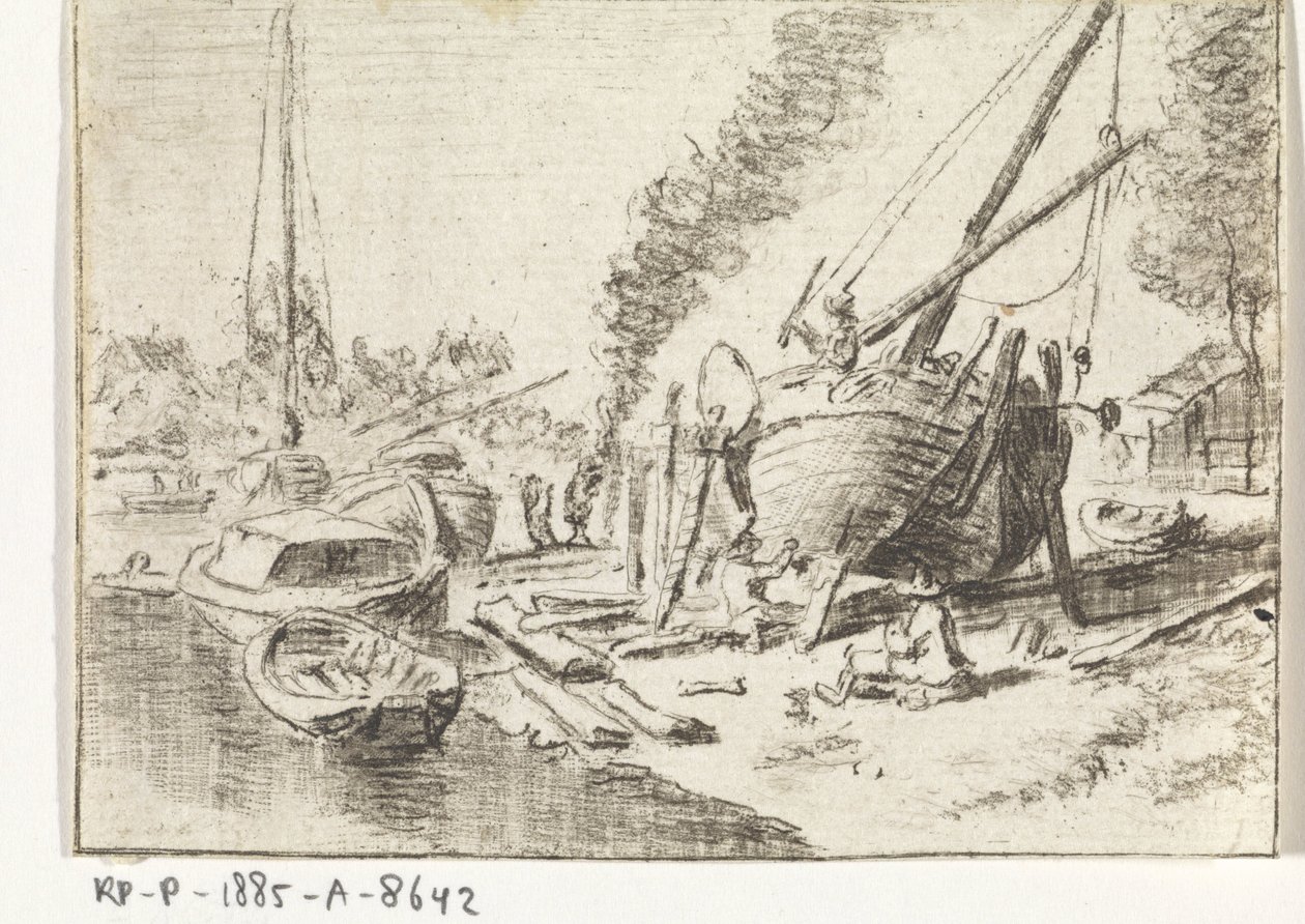 Schiffswerft A von Hendrik Spilman