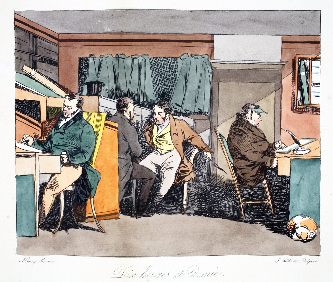Zehn Uhr und dreißig Minuten, Illustration aus 