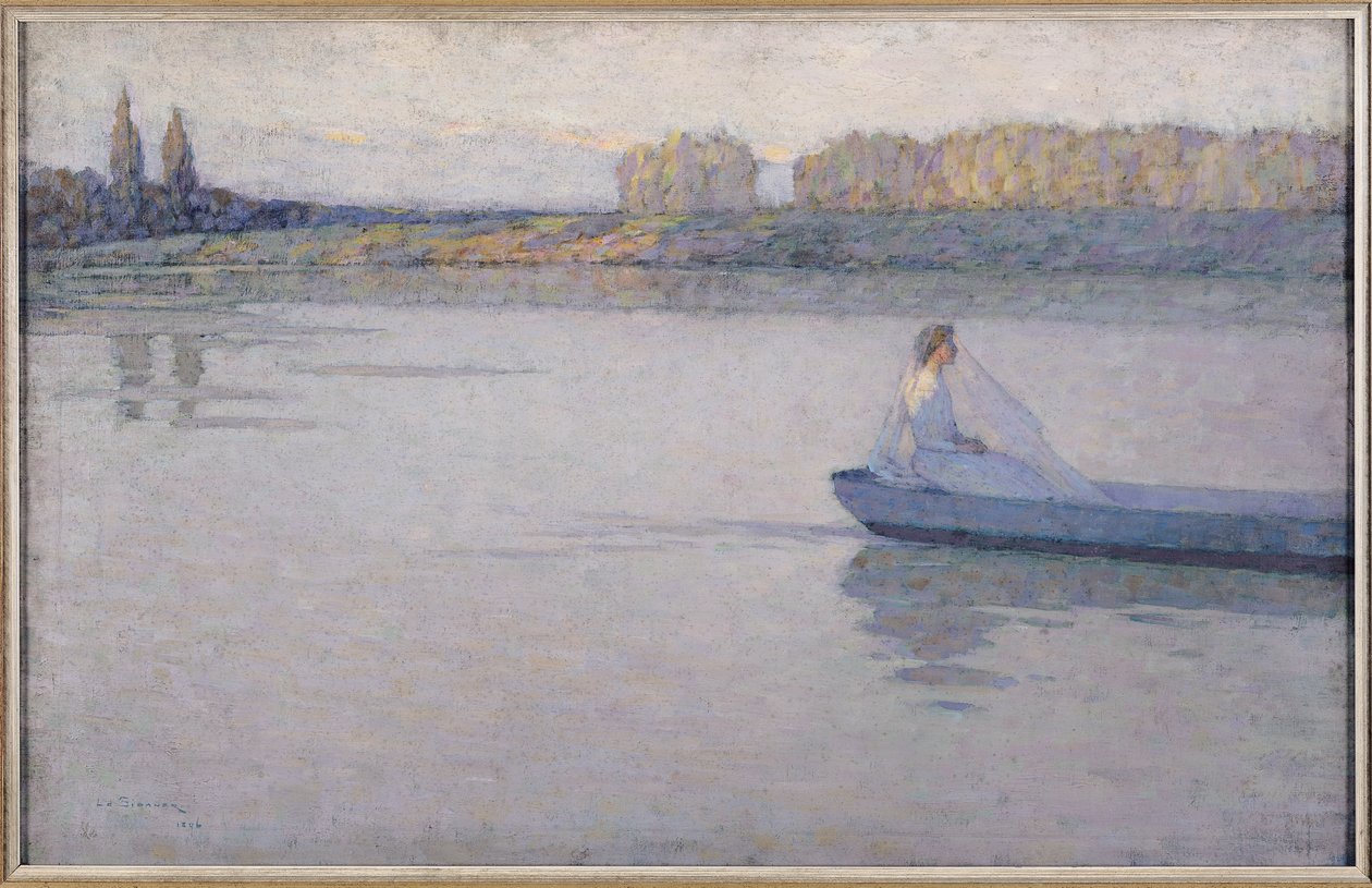 Am Fluss, Morgen, 1896 von Henri Eugene Augustin Le Sidaner