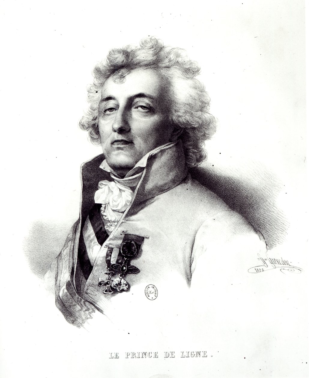 Porträt von Marschall Charles-Joseph (1735-1814), Prinz de Ligne von Henri Grevedon