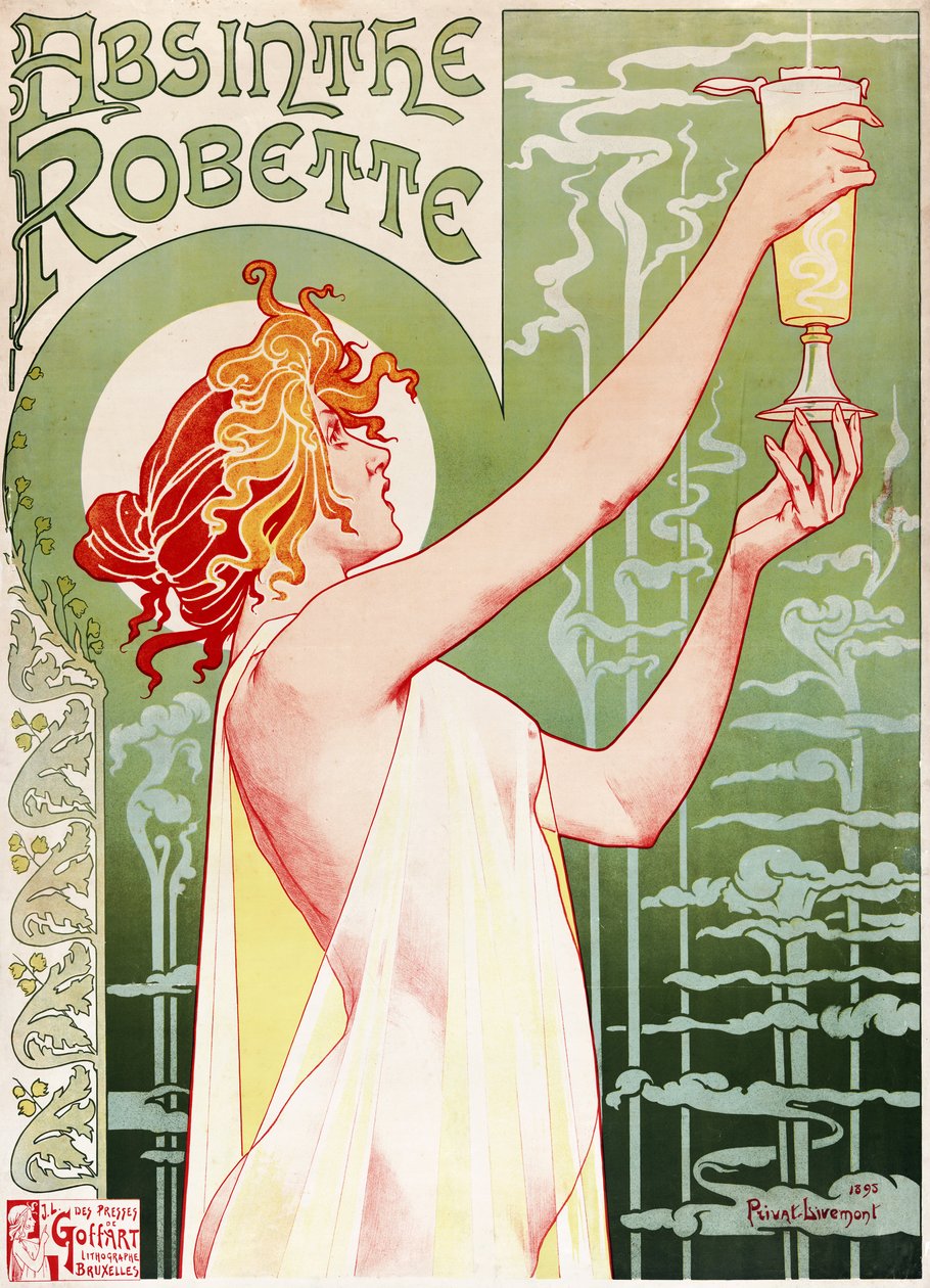Absinthe Robette von Privat Livemont
