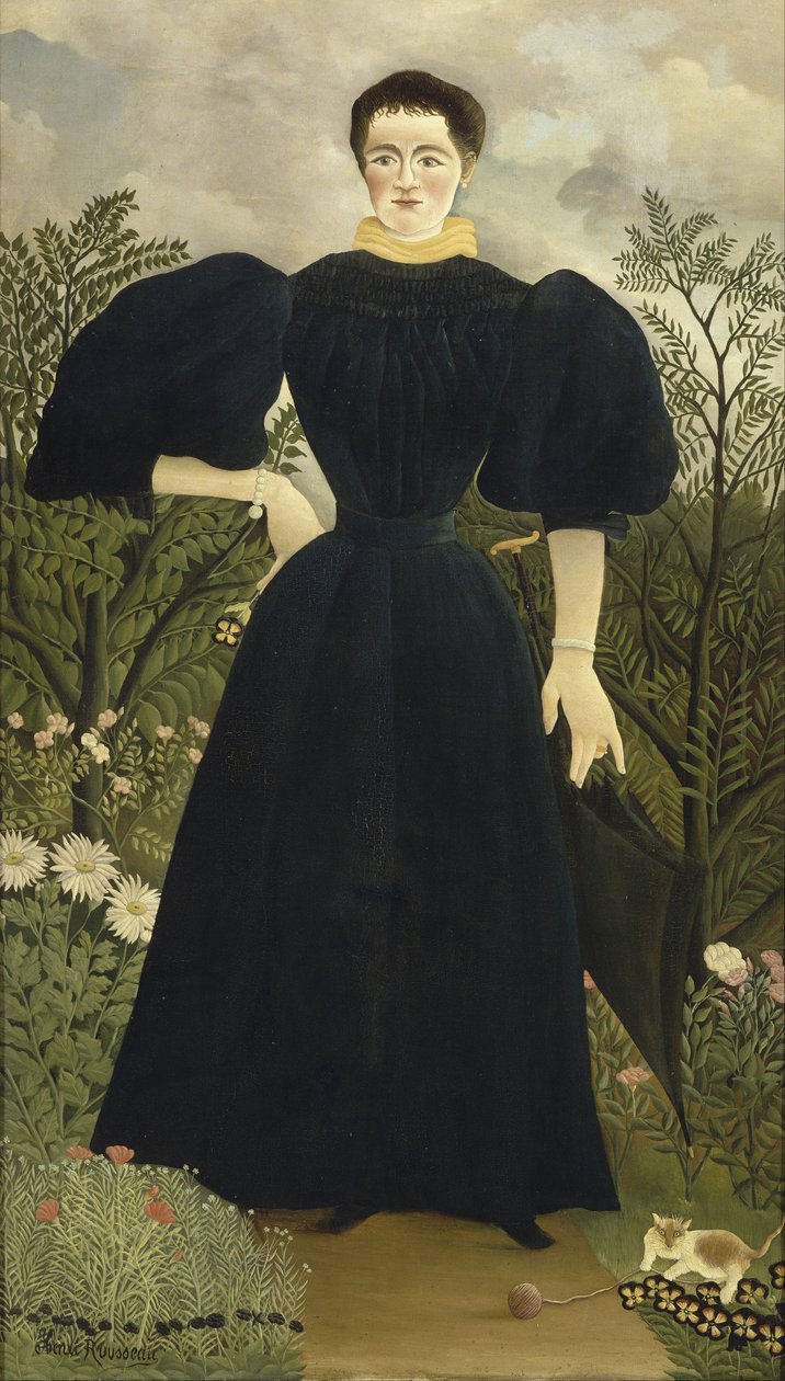 Porträt von Madame M von Henri Rousseau