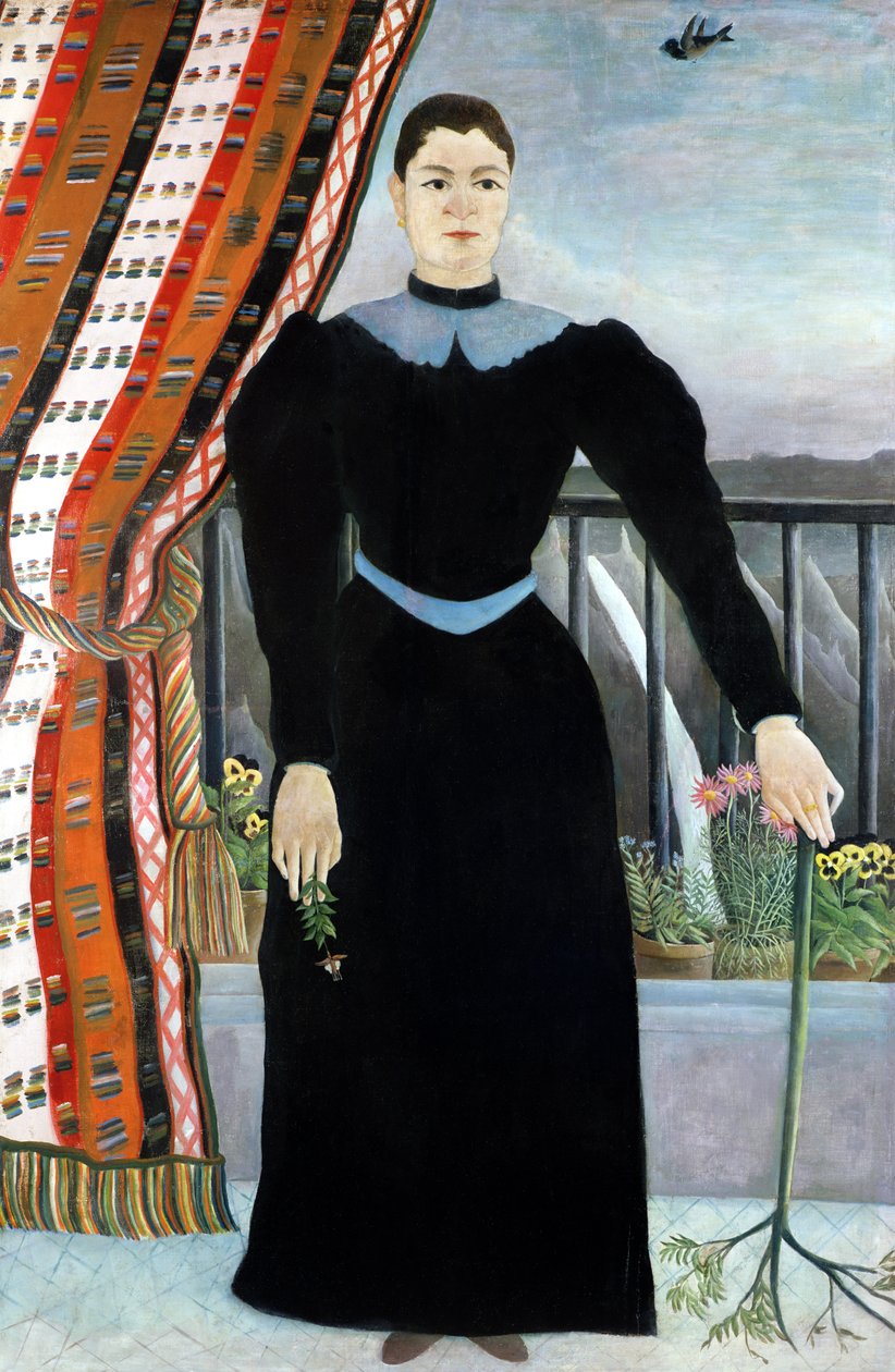 Porträt einer Frau, 1895 von Henri Rousseau