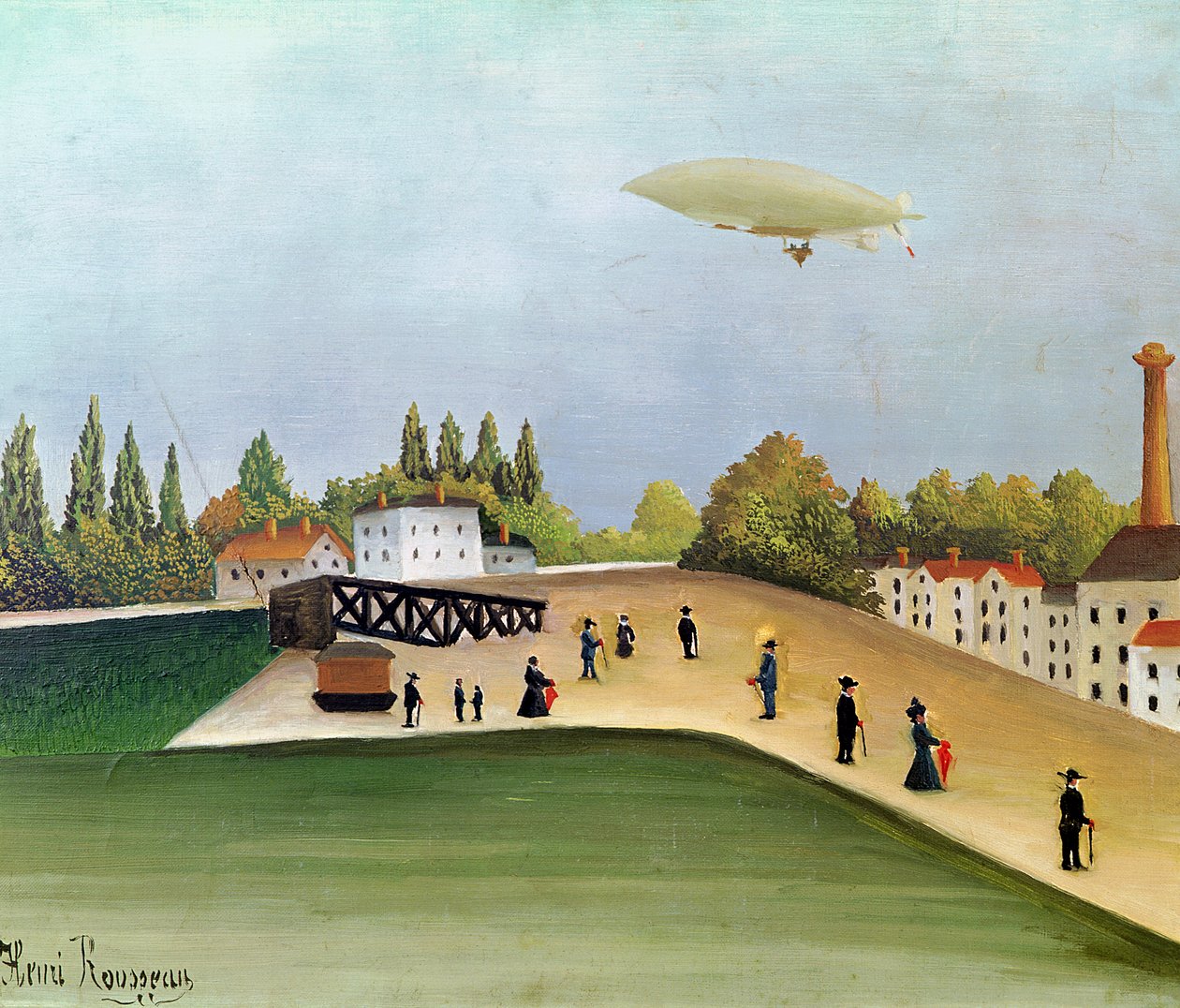 Kai in Ivry, ca. 1908 von Henri Rousseau