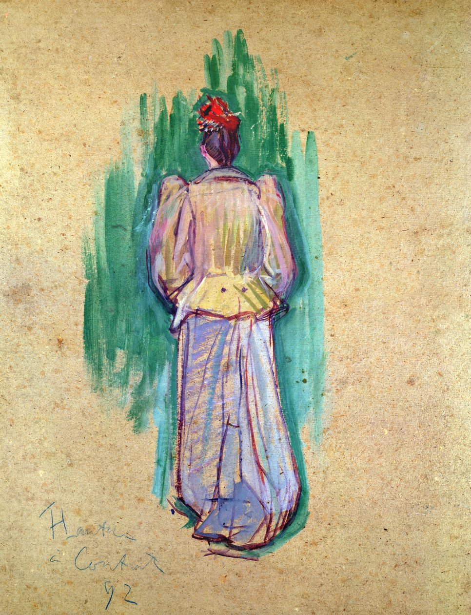 Die Spaziergängerin von Henri de Toulouse Lautrec