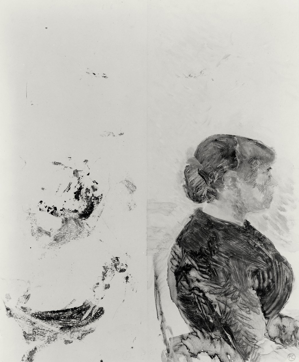 Studie für Artillerist und seine Frau, 1886 von Henri de Toulouse Lautrec