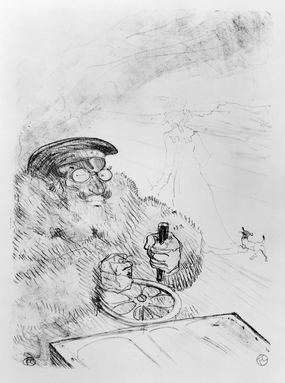 Der Autofahrer, 1896 von Henri de Toulouse Lautrec