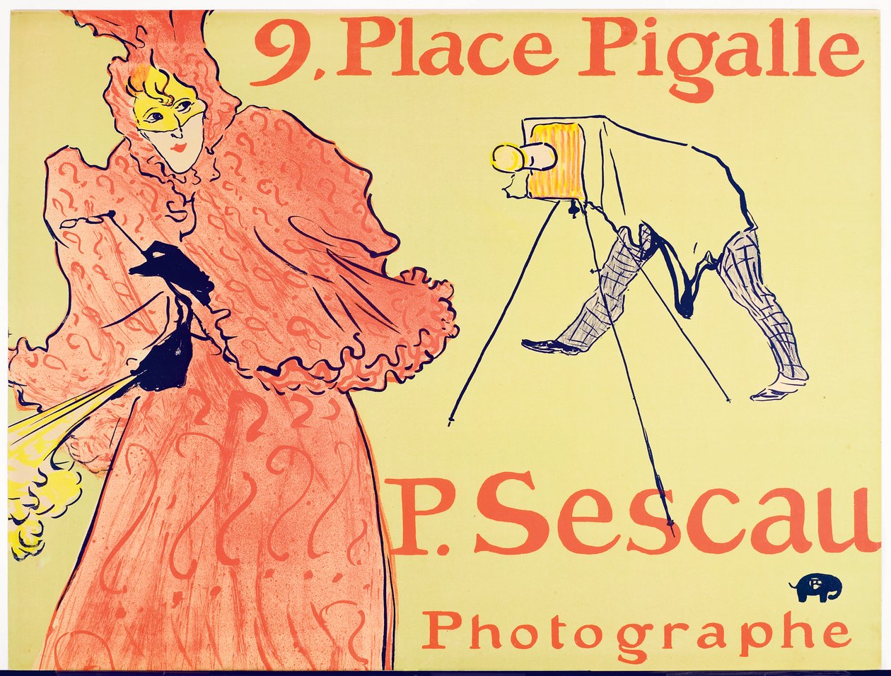 Der Fotograf Sescau, 1896 von Henri de Toulouse Lautrec