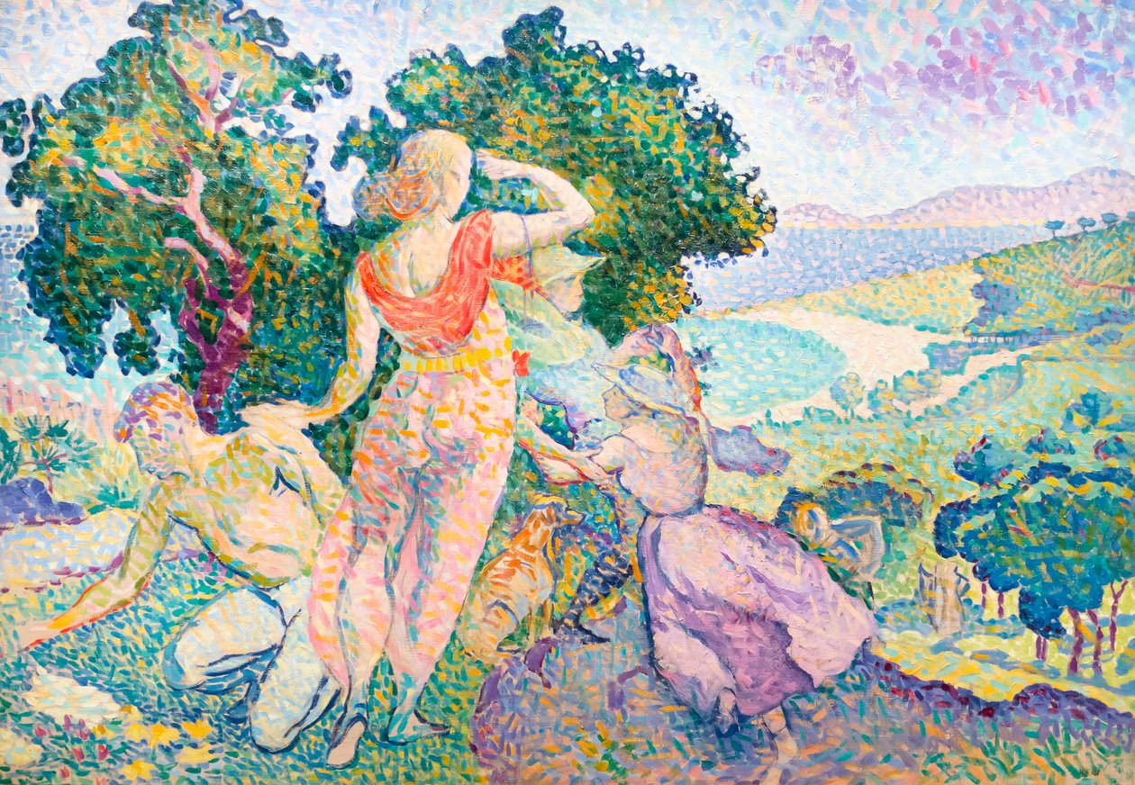 Die Ausflügler von Henri Edmond Cross