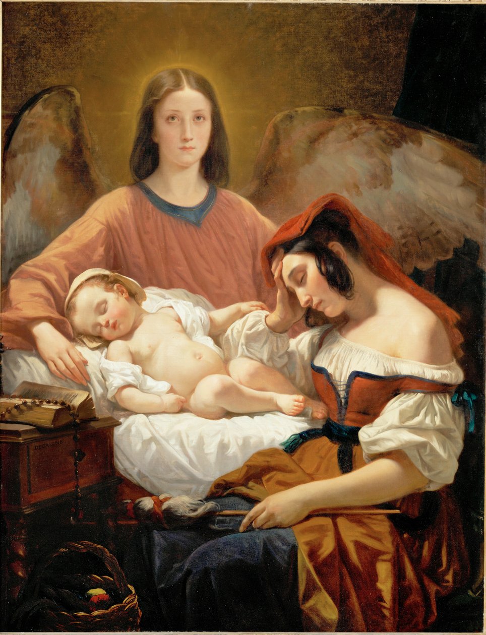 Der Schutzengel von Henri Decaisne