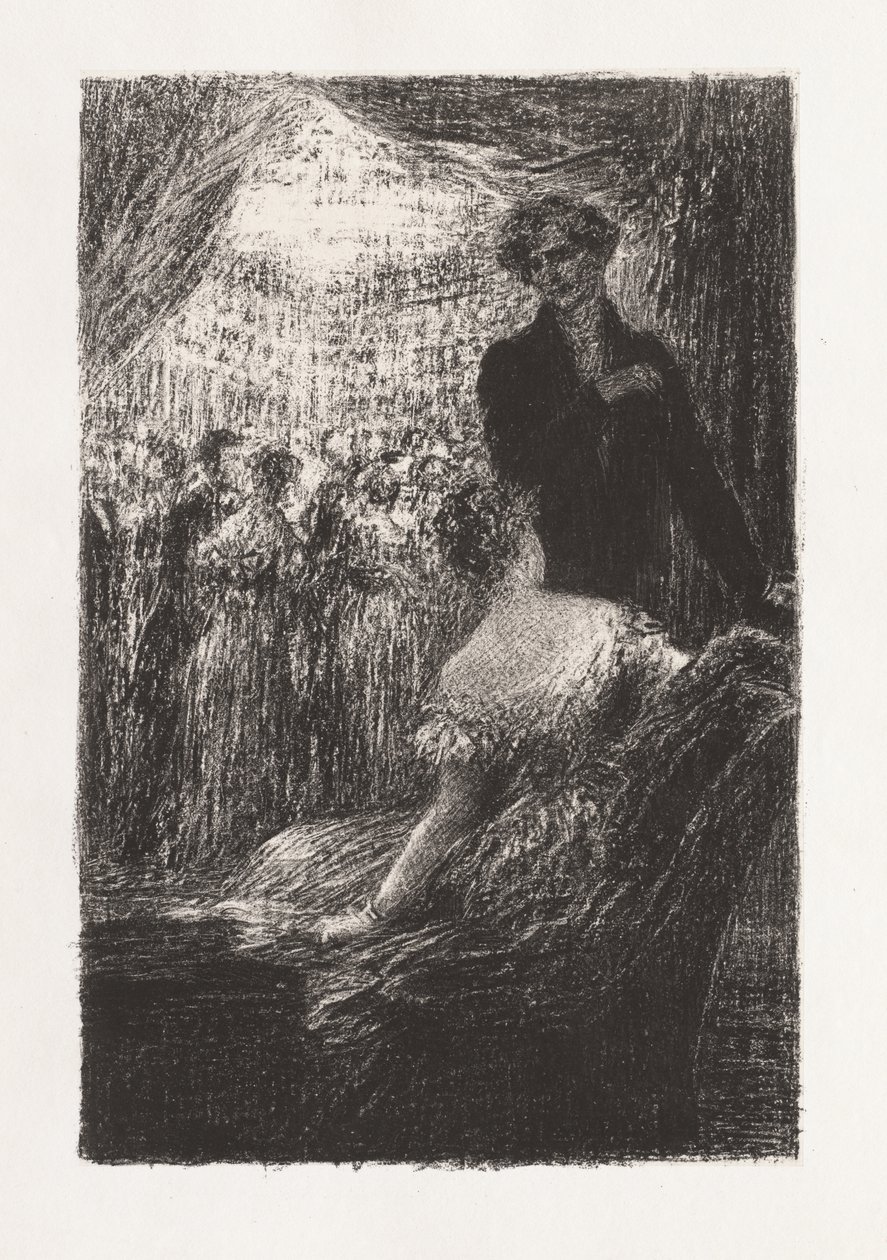 Fantastische Symphonie: Ein Ball von Ignace Henri Jean Fantin Latour