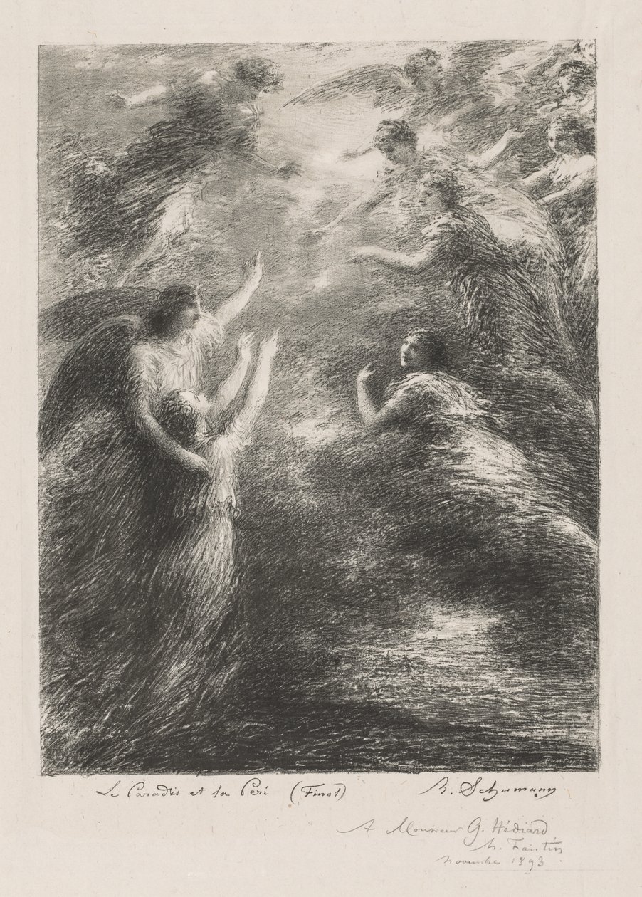Das Paradies und die Peri von Ignace Henri Jean Fantin Latour