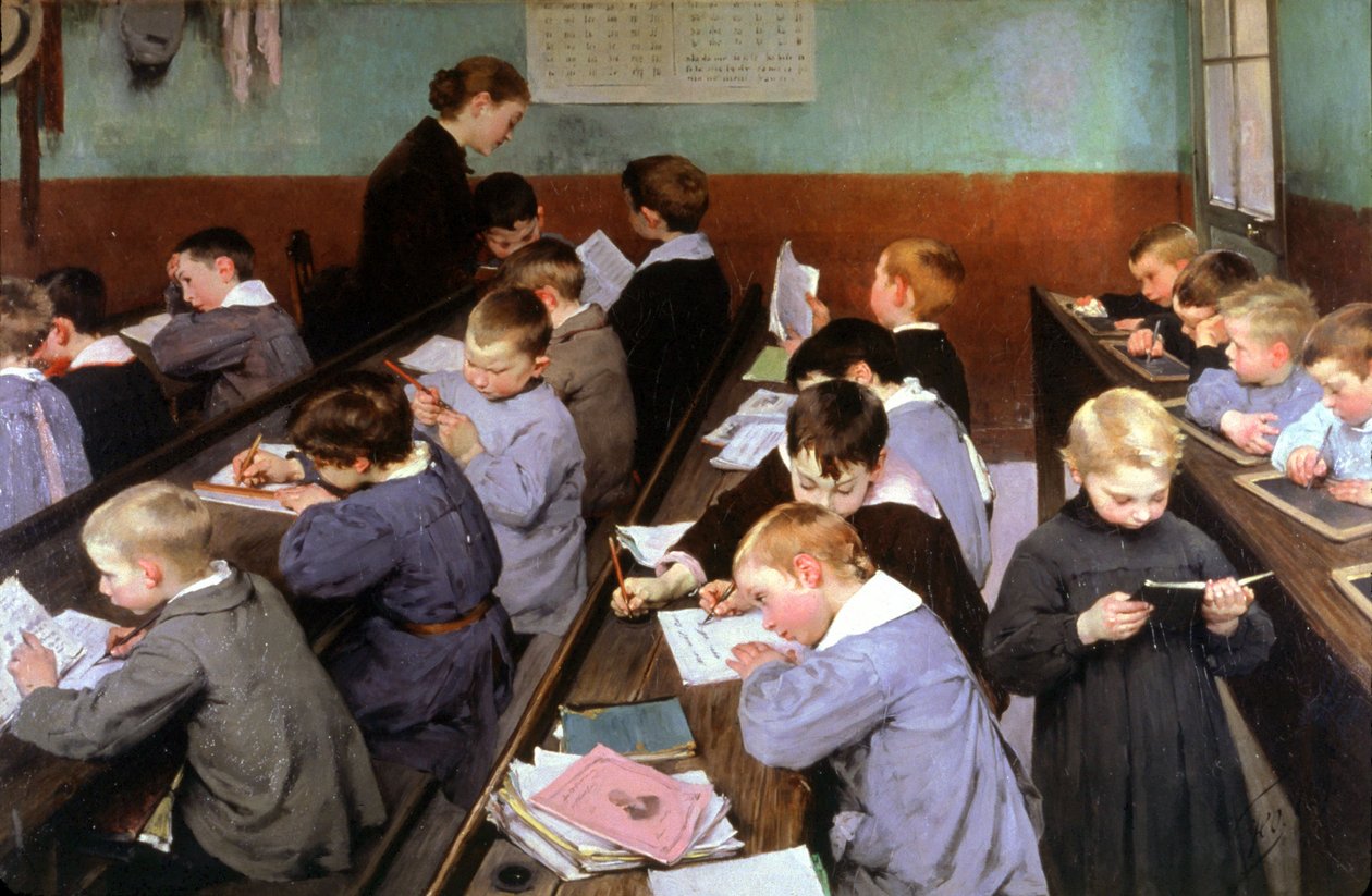 Kinderklasse von Henri Jules Jean Geoffroy