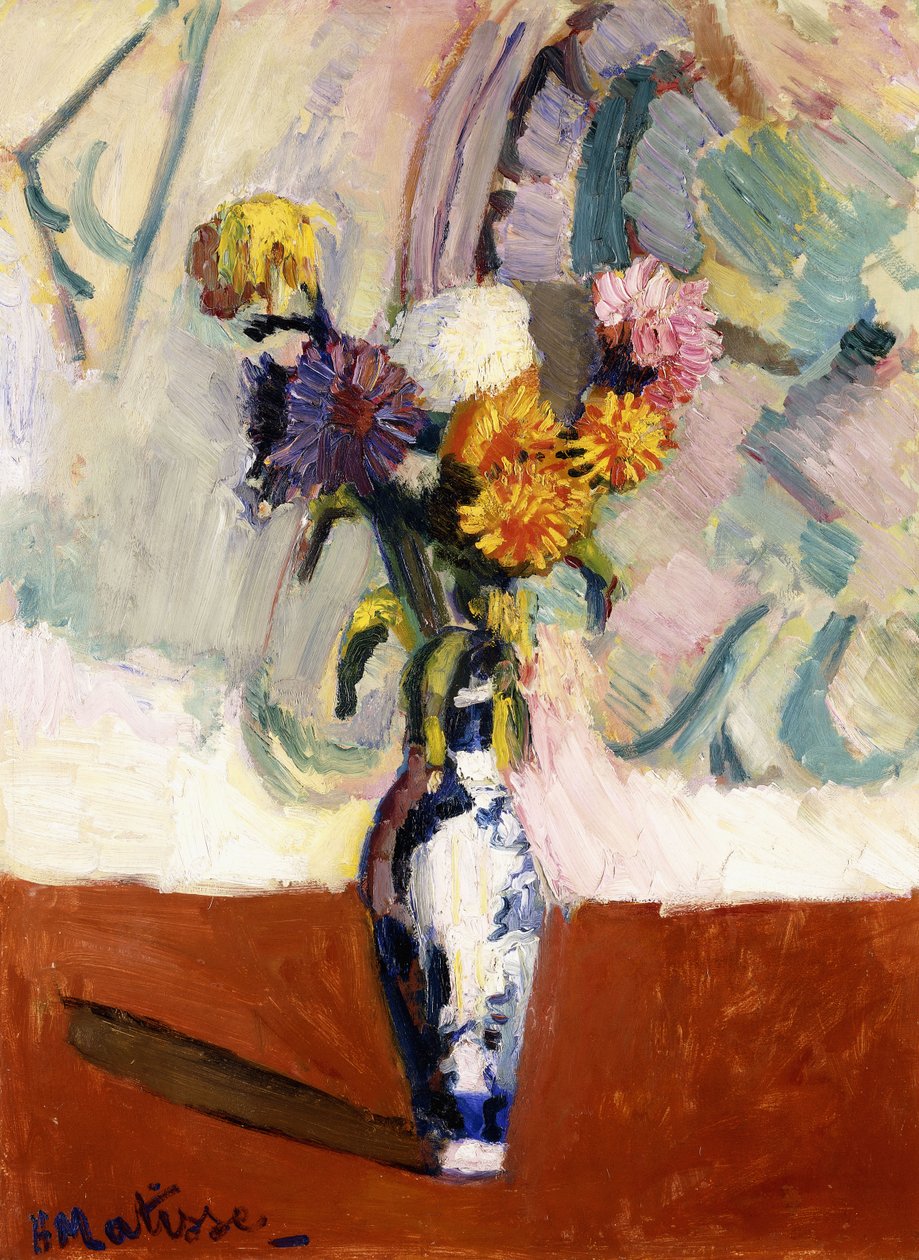Chrysanthemen in einer chinesischen Vase von Henri Matisse