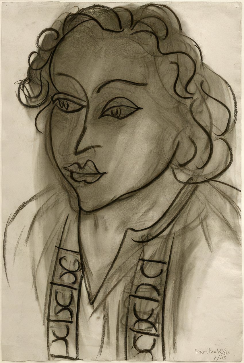 Kopf einer Frau von Henri Matisse