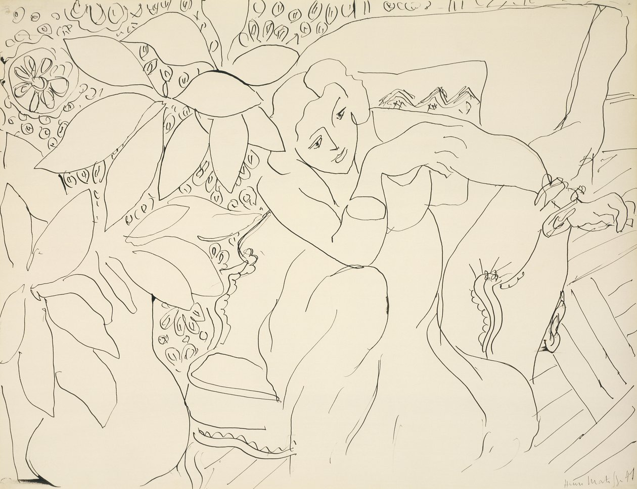 Sitzende Frau von Henri Matisse