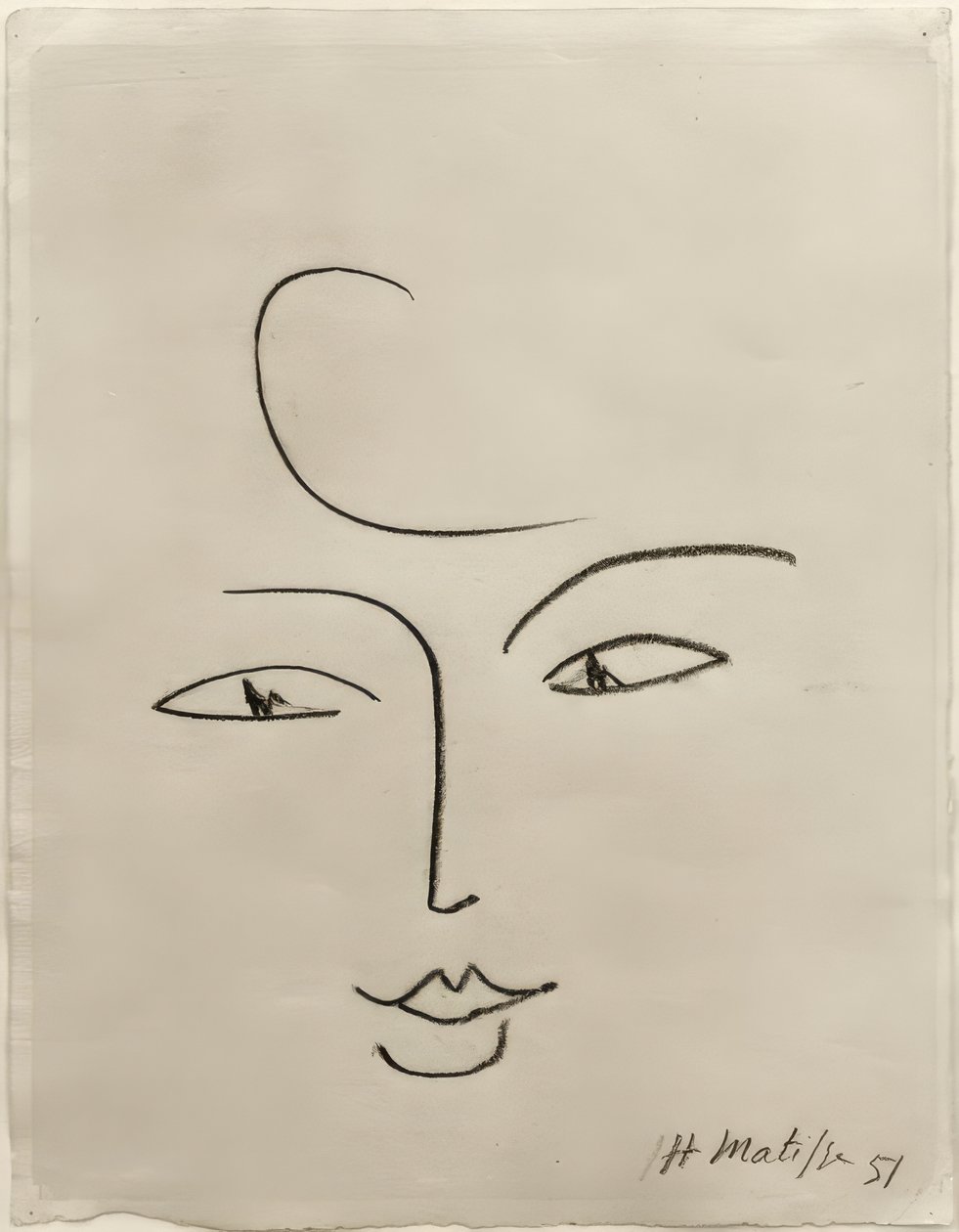 Gesicht von Henri Matisse