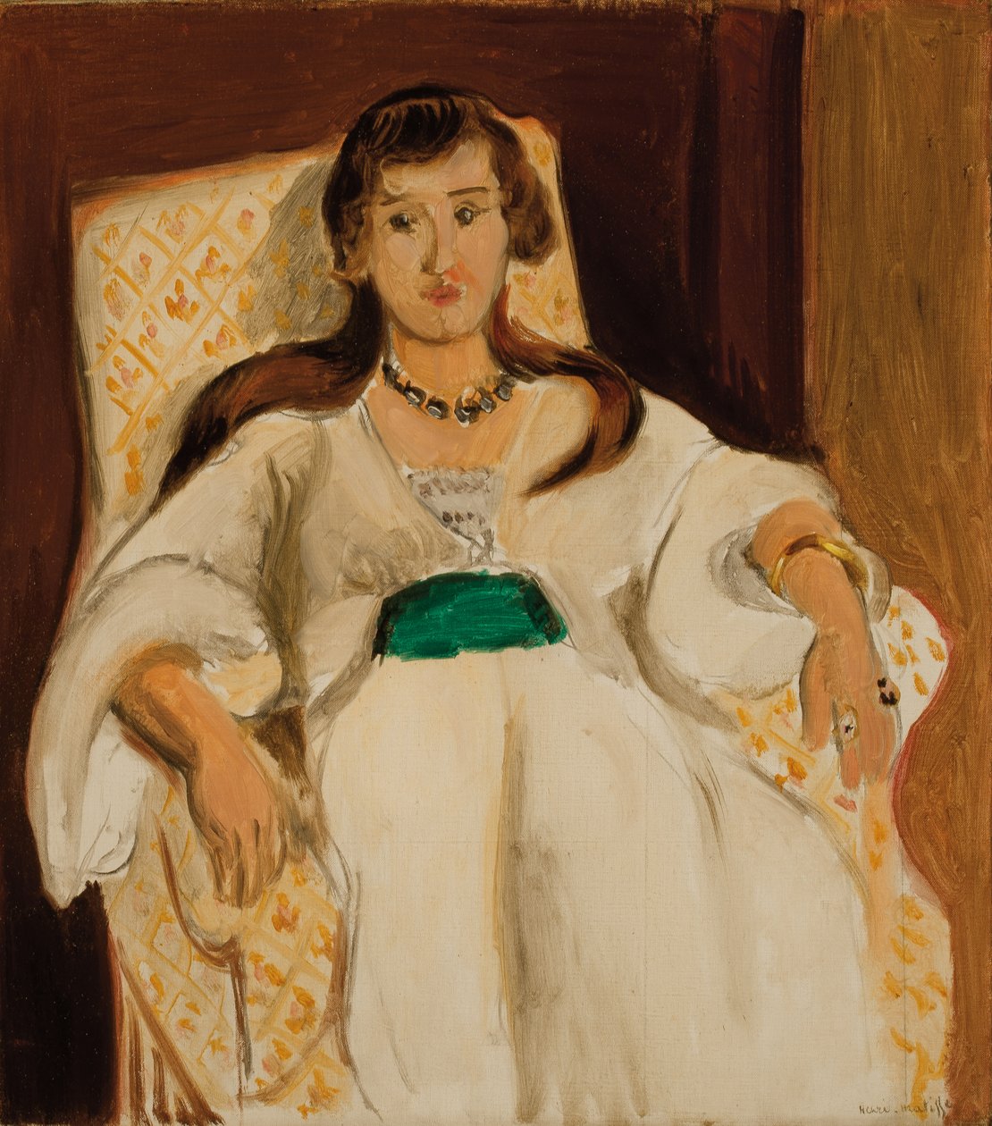 Frau in einem Sessel; Femme au fauteuil von Henri Matisse