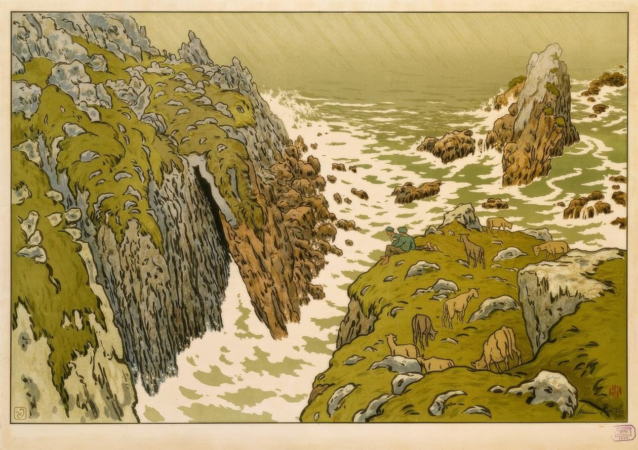 La Falaise von Henri Rivière