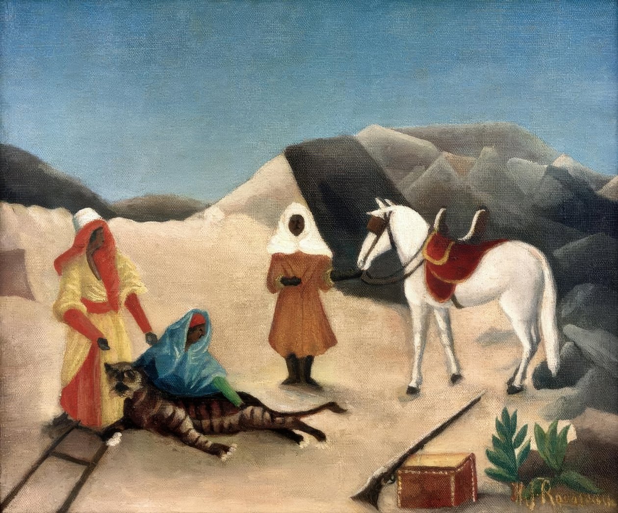 Die Tigerjagd von Henri Rousseau