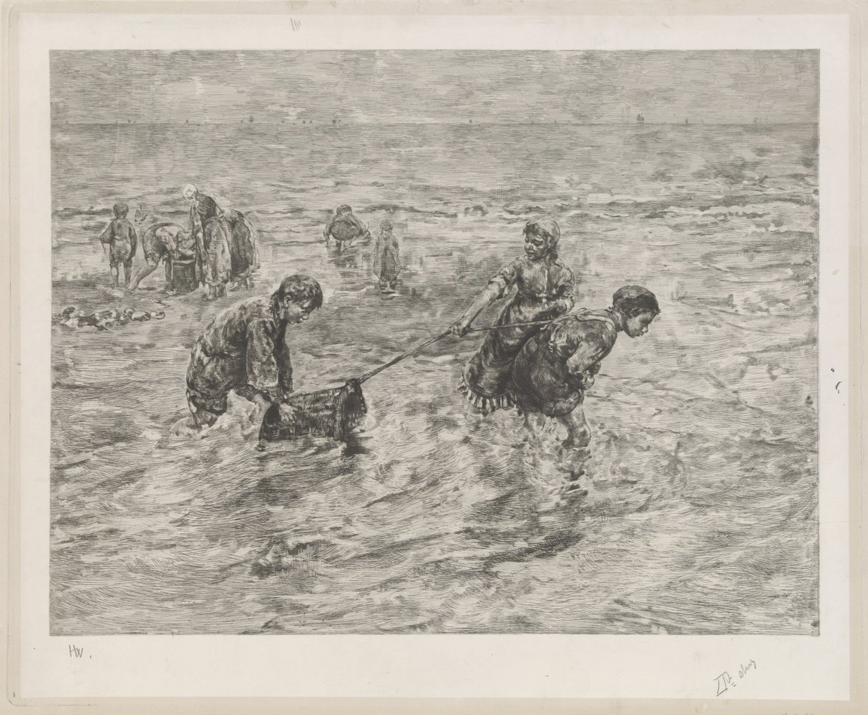 Kinder am Meer von Henri Wouters