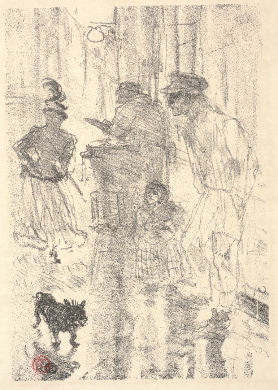 Visage von Henri de Toulouse Lautrec