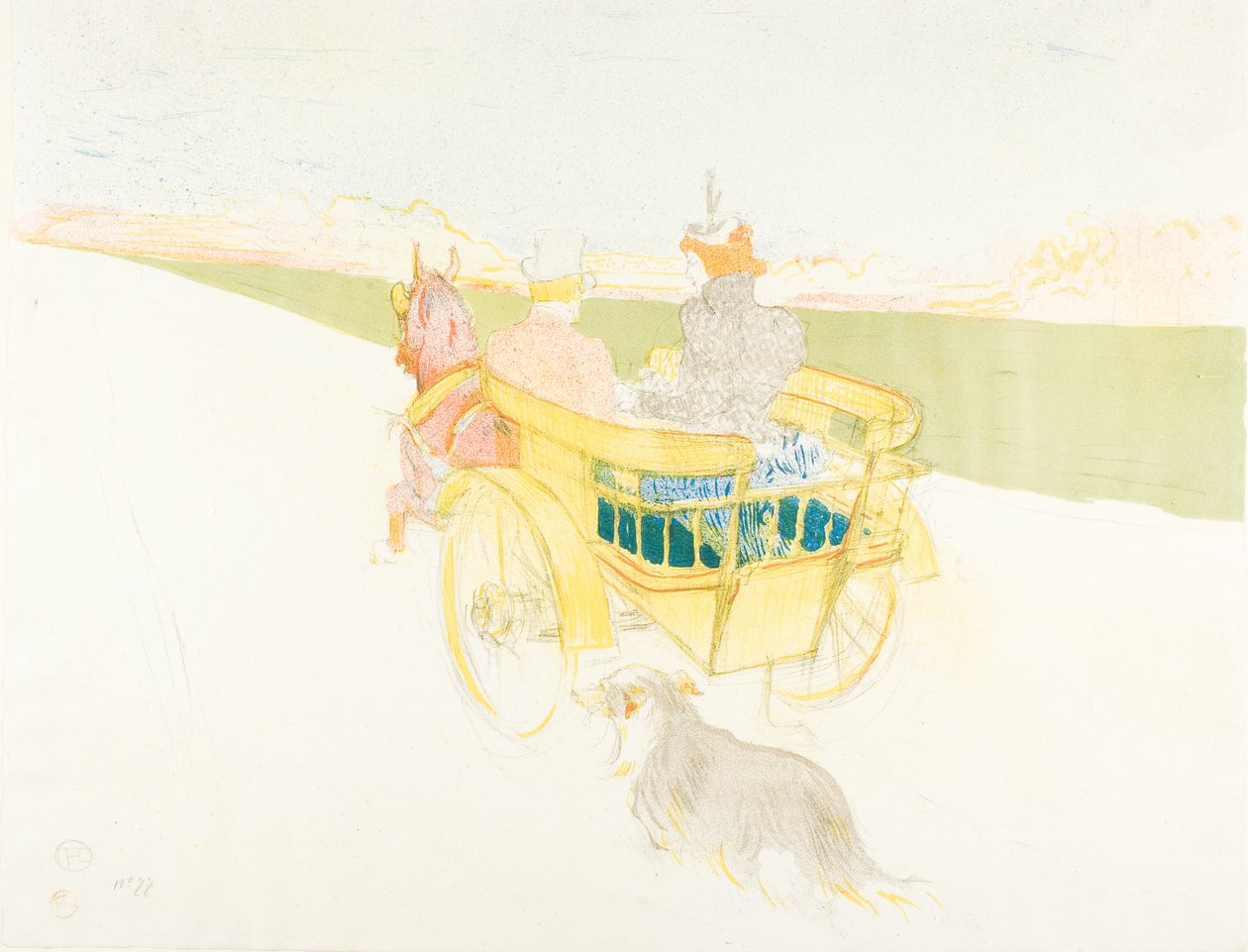 Eine Fahrt aufs Land von Henri de Toulouse Lautrec