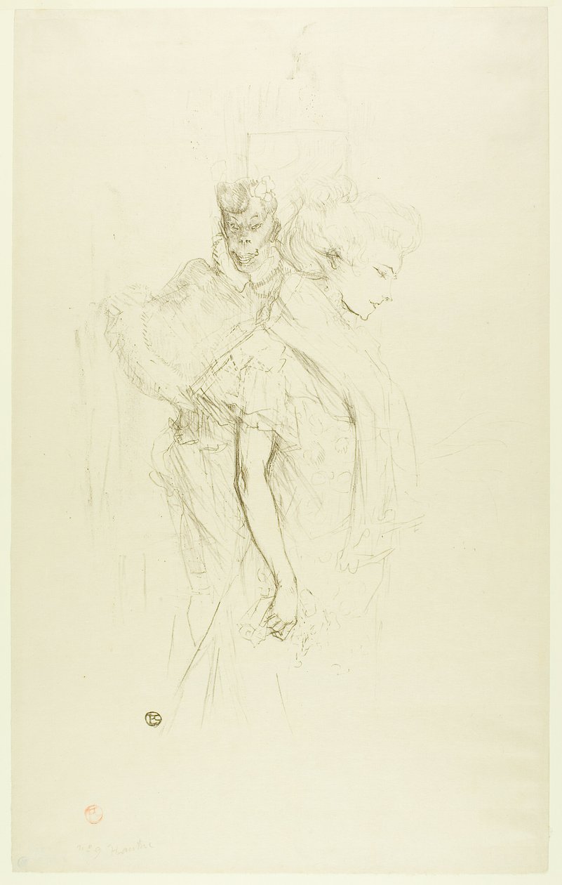 Blanche und Noire von Henri de Toulouse Lautrec