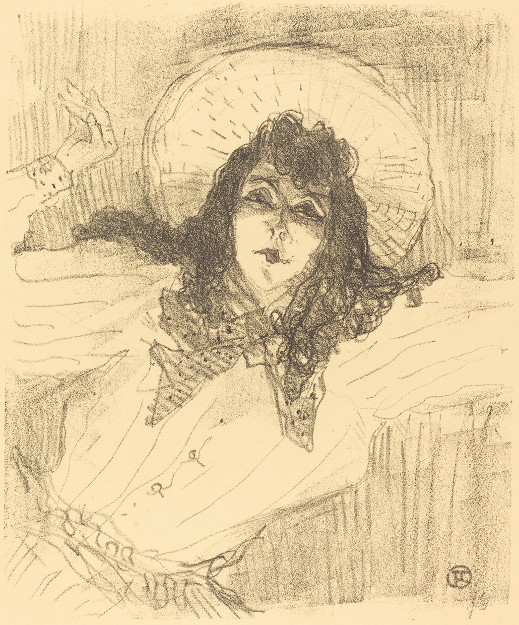 Eva Lavallière von Henri de Toulouse Lautrec