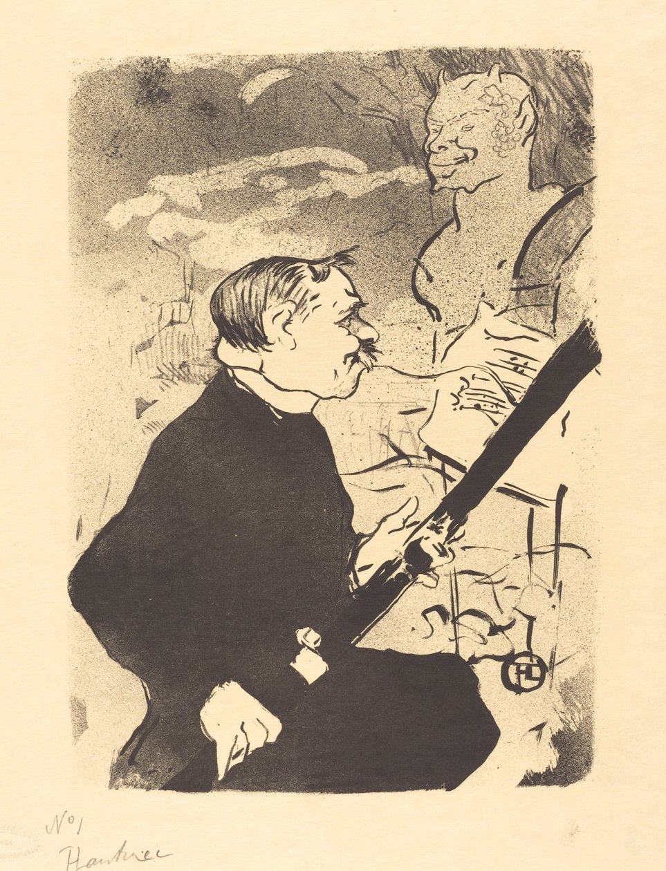 Für dich! von Henri de Toulouse Lautrec