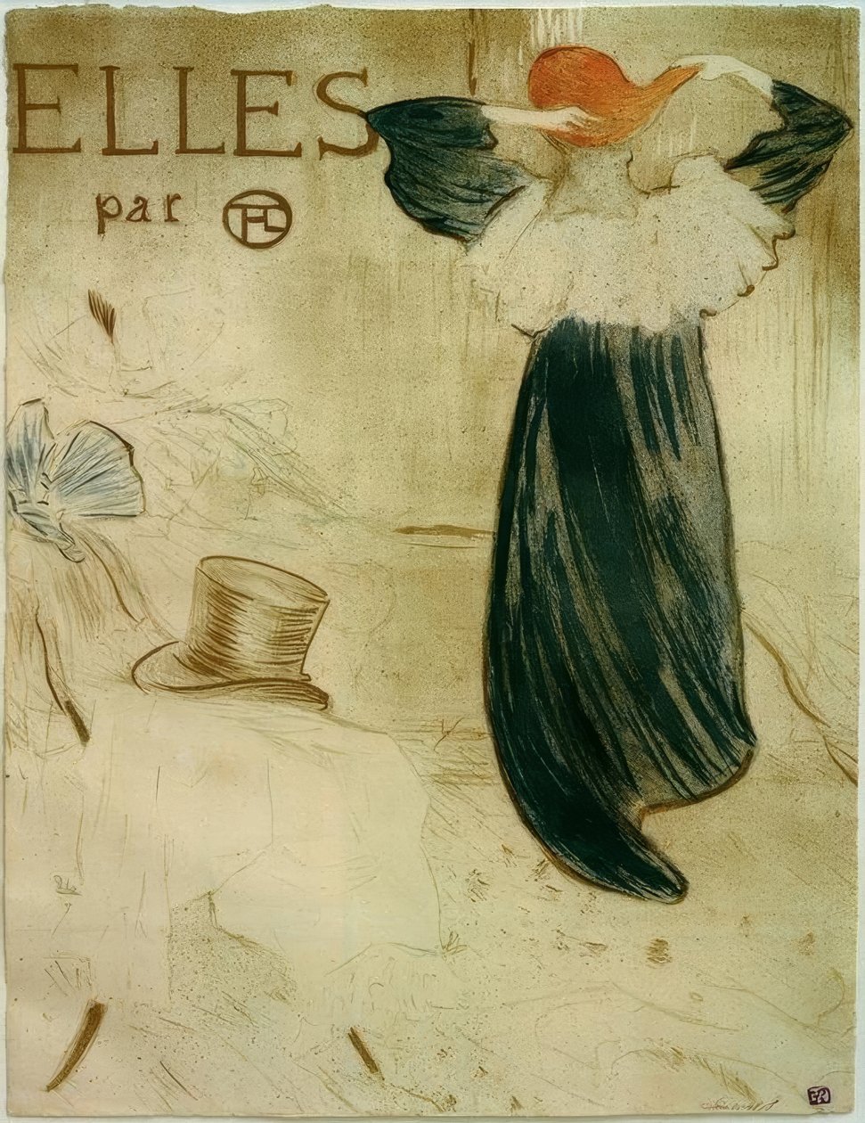 Frontispiz für Elles von Henri de Toulouse Lautrec