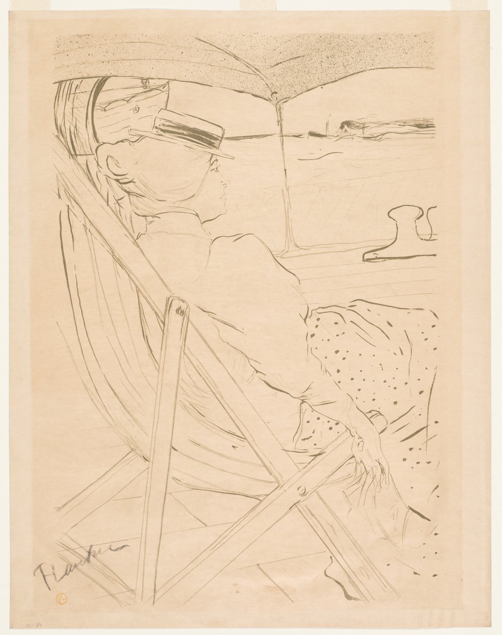 Die Passagierin von 54 von Henri de Toulouse Lautrec