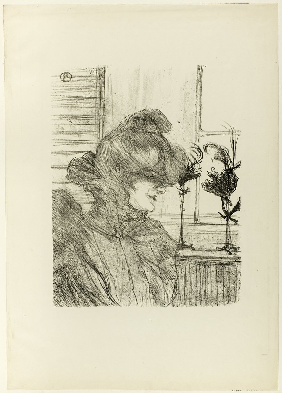 Le Margoin (Mademoiselle Louise Blouet) von Henri de Toulouse Lautrec