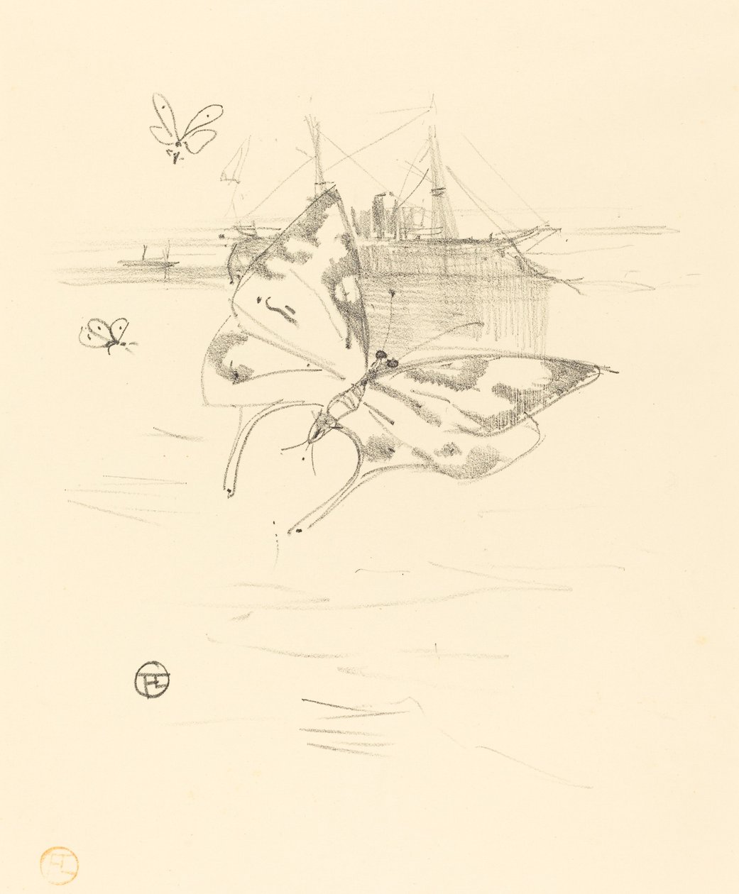 Die Schmetterlinge von Henri de Toulouse Lautrec