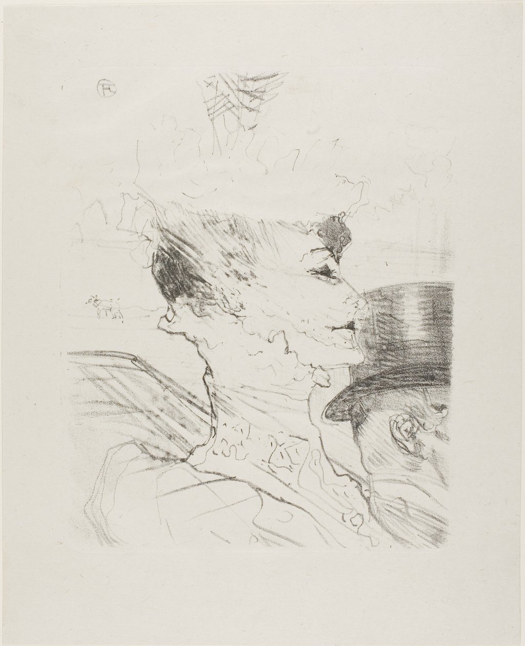 Louise Balthy, aus Treize Lithographies von Henri de Toulouse Lautrec