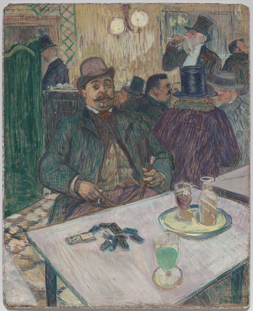 Monsieur Boileau im Café von Henri de Toulouse Lautrec