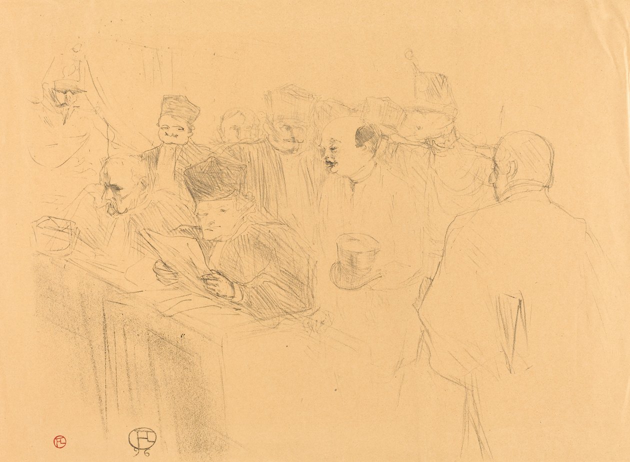Soudais Absetzung (Déposition Soudais) von Henri de Toulouse Lautrec