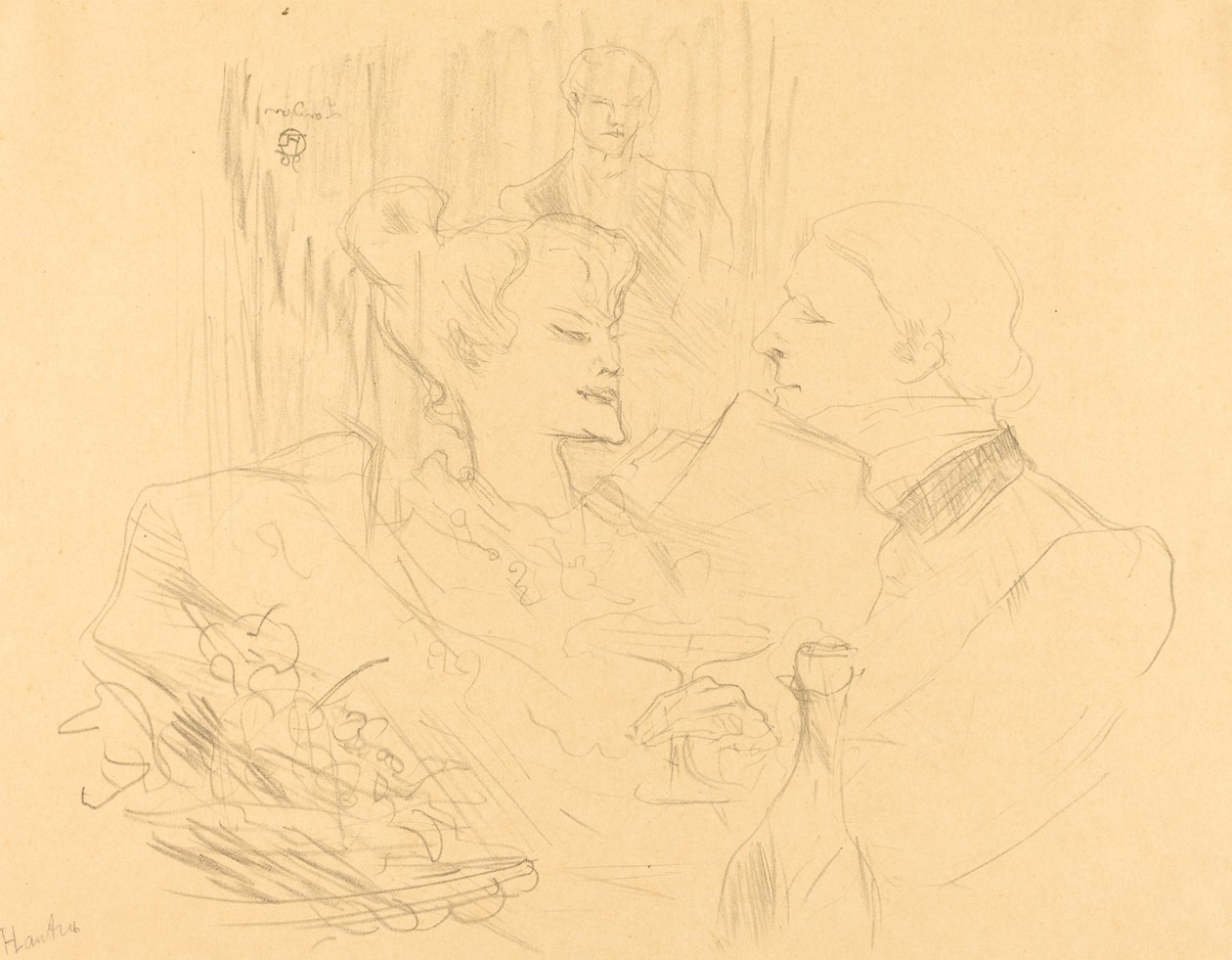 Abendessen in London von Henri de Toulouse Lautrec